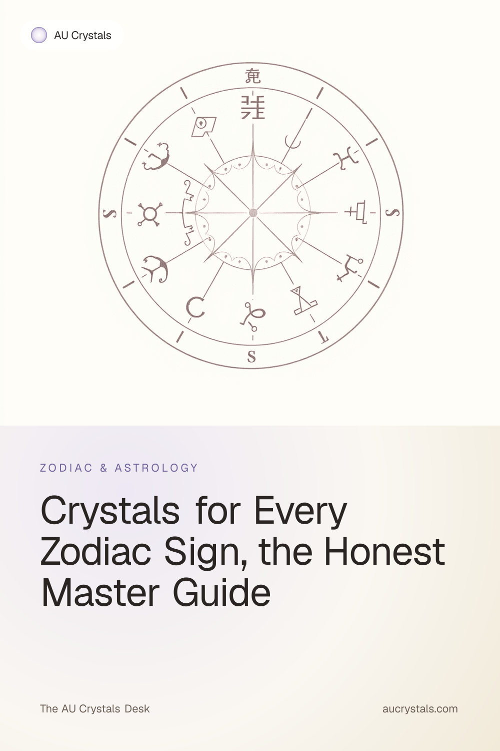 Crystals for Every Zodiac Sign, a Careful Master Guide · AU Crystals